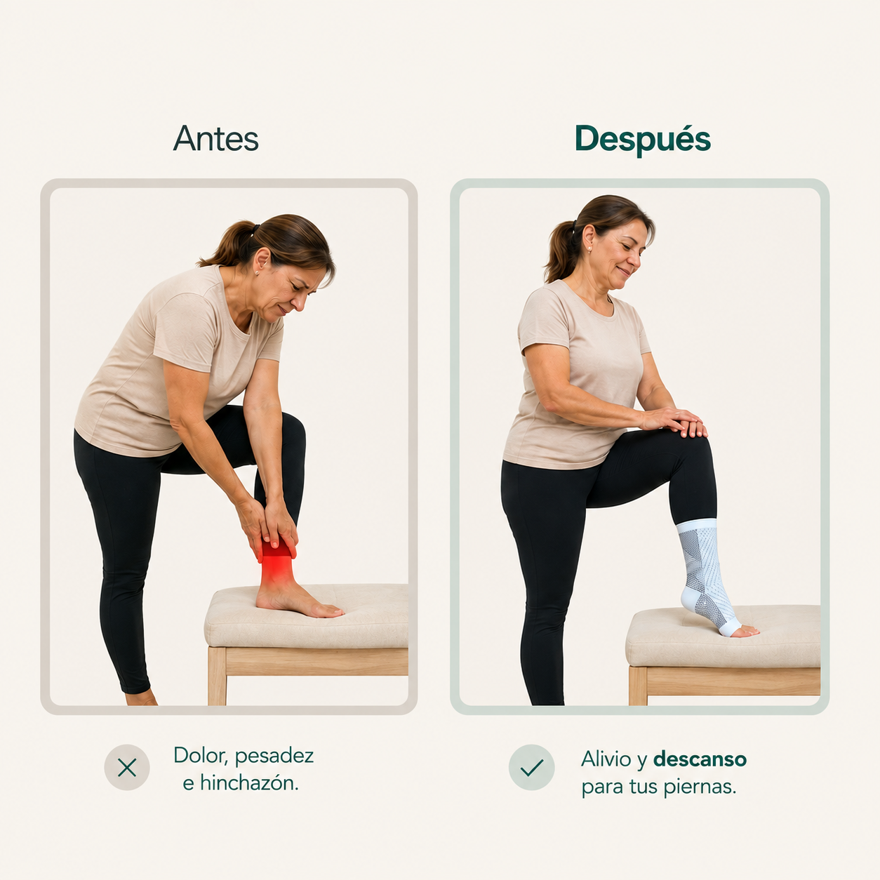 Medias de Compresion -Sentí tus piernas más livianas desde el primer uso